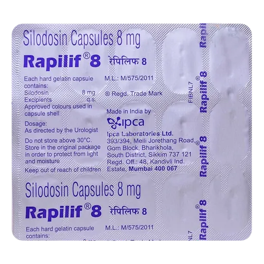 rapilif 8mg capsule 15's